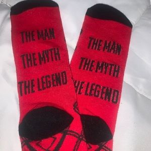 The Man The Myth The Legend men’s soft and comfortable socks size 9-11